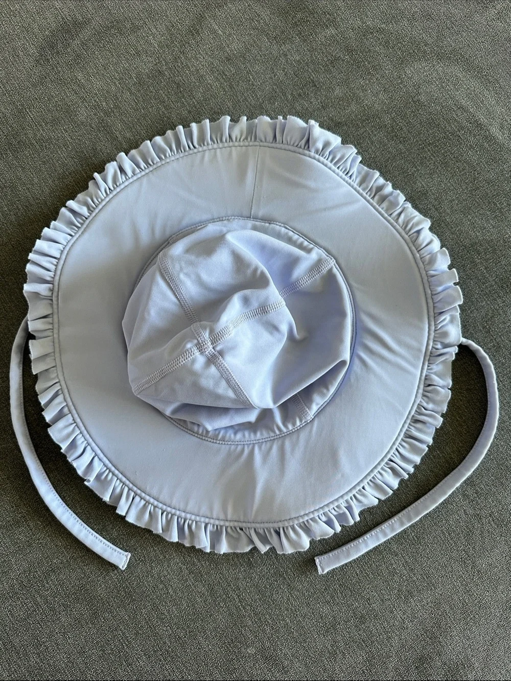 Hannah Anderson Baby Ruffle Sun Hat — Light Lilac